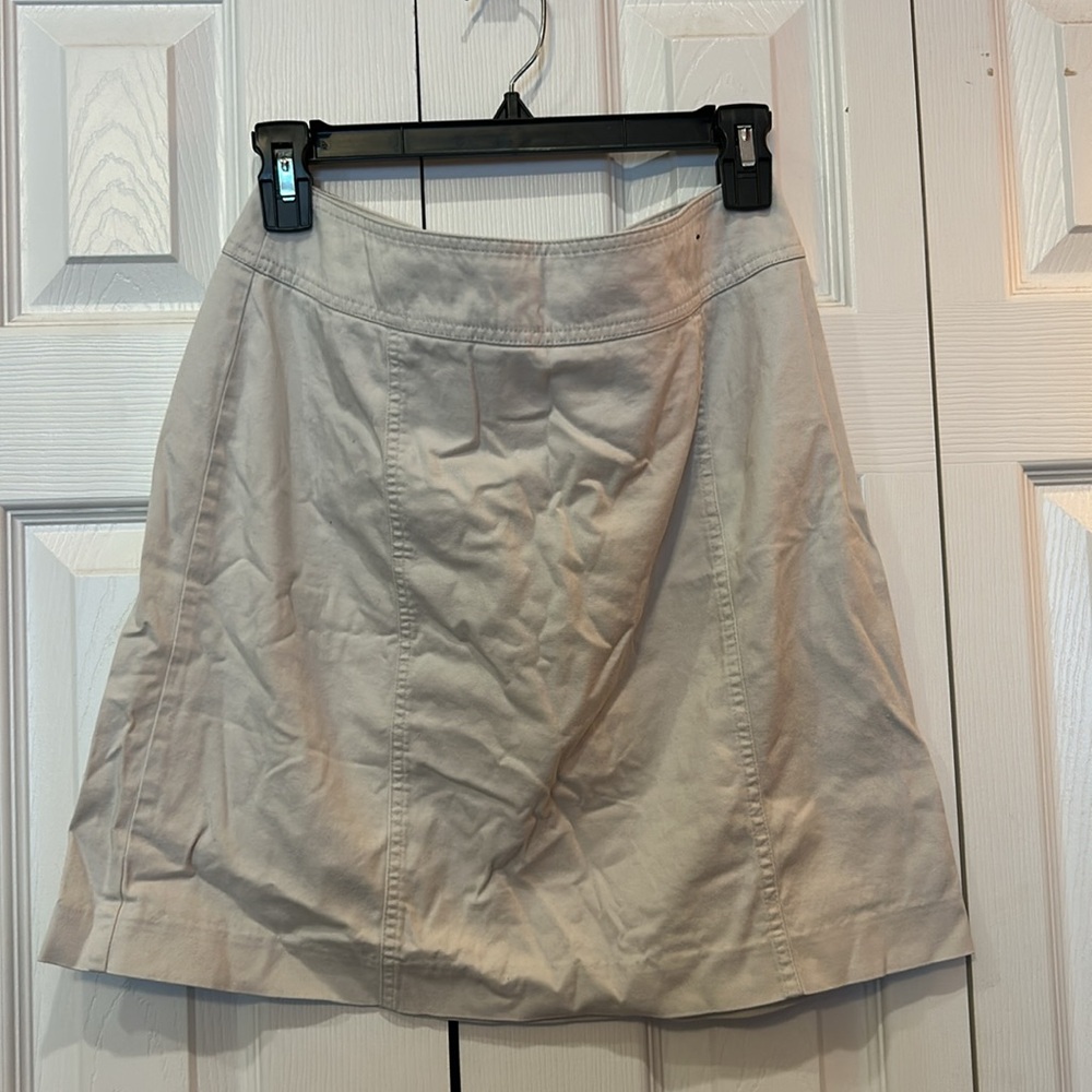Geoffrey Beene Sport Khaki Stretch Mini Skirt